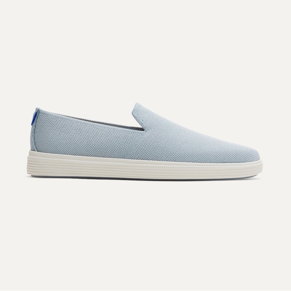 Rothy's The Ravello Slip On Sneaker - Coastal Blue Size 9.5
